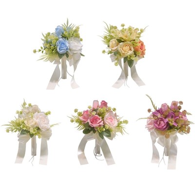 Bridal Bouquets Artificial Rose Flower for Wedding Ceremony Photography