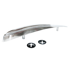 CRESTA PARAFANGO CROMATA VESPA 50 R L N 90  125 ET3 PICCOLA ALLUMINIO LUCIDA