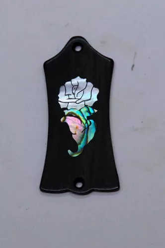 Truss Rod Cover with White Rose Inlay will fit Gibson