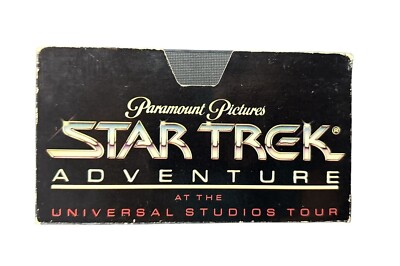 Paramount Pictures Star Trek Adventure Universal Studios Tour 1988 VHS Maxwell