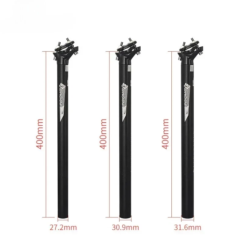Tija de sillín ajustable para bicicleta de montaña/carretera 27,2/30,9/31,6 mm*350/400 mm tubo de asiento Foto 4 de 4