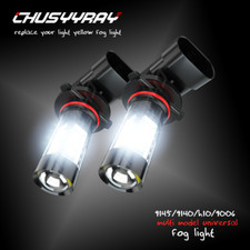 2x H10 9145 Led Fog Lights Bulbs Fit Chevy Silverado 1500 2500 Hd 2003-2005 2006