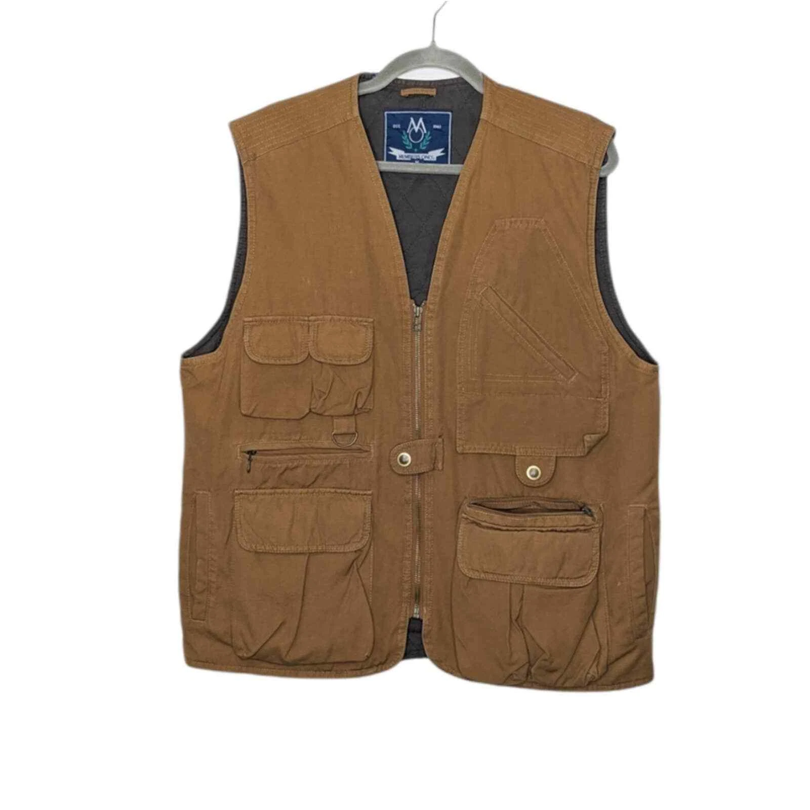 Vintage Members Only Hunting Fishing Outdoors Vest Rare VTG Outdoorsman
