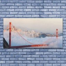 140x70 Stampa su Tela Arredamento Arredo Arte Casa Ponti Architettura