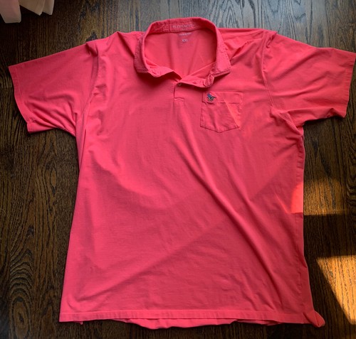 B. Draddy Men's Size XXL Polo Pima Cotton Golf Shirt Salmon Horse/Jockey logo | eBay