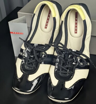 Prada Sport Ballet Flats *Brand NEW With Box~Sz 37 ~Unique