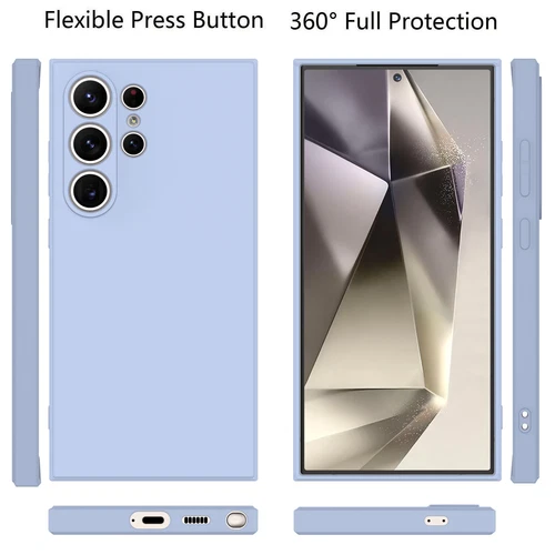 For Samsung Galaxy S24 S24 + Plus S24 Ultra Shockproof Silicone Phone Case Cover - Bild 34 von 39