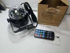 COIDEA LED Disco Party Light w/ Remote Sound Activated Strobe Light - NEW