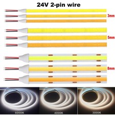 5v 12v 24v Cob Led Strip Light 3mm 5mm 8mm Flexible Tape Cabinet Kitchen Lights 5v 12v 24v Cob Led Strip Light 3mm 5mm 8mm Flexible Tape Cabinet Kitchen Lights