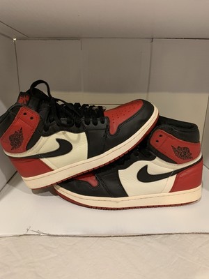 jordan 1 bred toe box