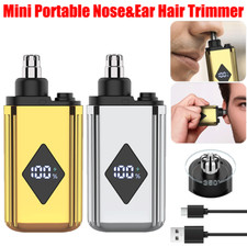 Nose and Ear Hair Trimmer for Men Women Rechargeable Electric Nose Hair Shaver