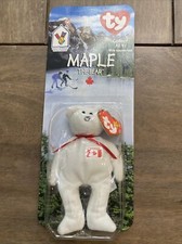 Maple The Bear -1999 McDonald's Ty Beanie Baby With Rare Errors 1993/OAKBROOK