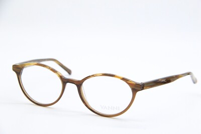 NEW VANNI V3682 A266 BROWN AUTHENTIC EYEGLASSES FRAMES 50-19