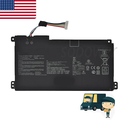 Battery For ASUS E410M E510M E510MA E410MA-EK378T L410MA-BV053TS