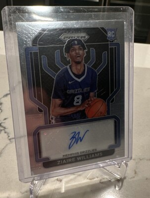 2021-22 Panini Prizm #RS-ZWL Ziaire Williams Rookie Signatures Autograph RC