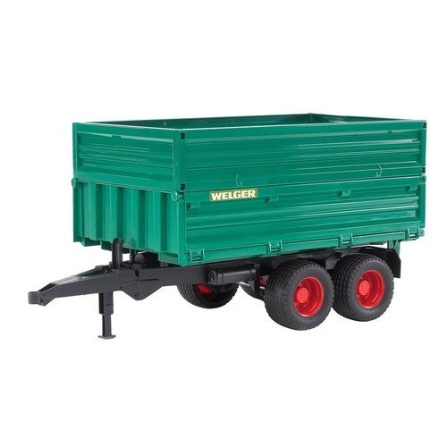 Bruder Toys Tandem Axle Tipping Trailer with Removable Top 02010