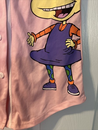 Nickelodeon Girls “RUGRATS” Size S Tunic Pink/White/Multicolored Graphics - Picture 5 of 14