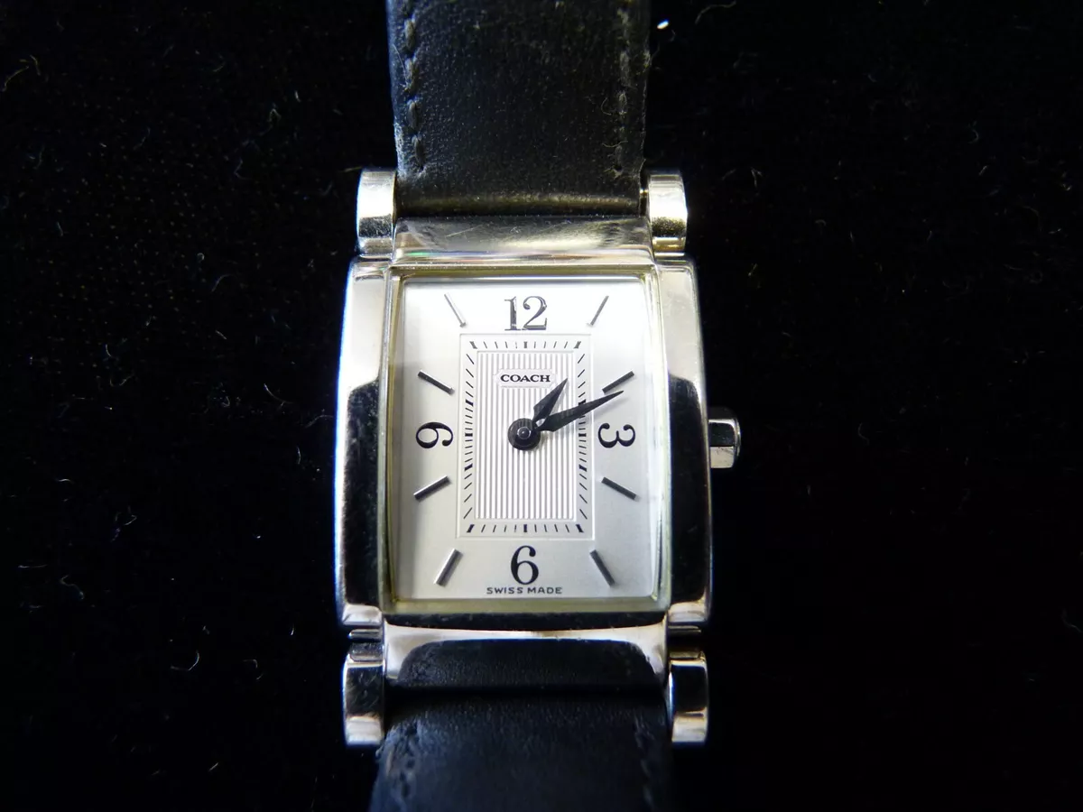 Coach square hotsell watch