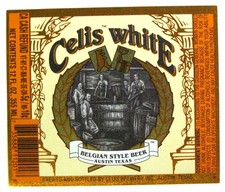 Celis Brewery CELIS WHITE-BELGIAN STYLE BEER label TX 12oz Var. #1