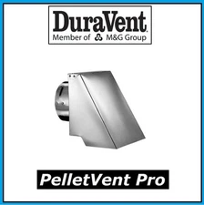 DURAVENT PELLETVENT PRO Pipe 3" Diameter Square Horizontal Cap #3PVP-HSC NEW!