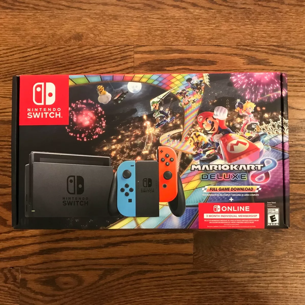 New Nintendo Switch Bundle w/ Mario Kart 8 Deluxe + 3 Month membership, In  Hand | eBay