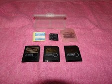 2 Cards X 128 MB MEG SMART MEDIA SM MEMORY CARD OLYMPUS 1x8MB