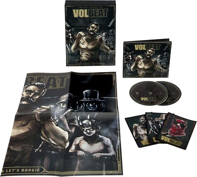 Volbeat Seal The Deal & Let's Boogie Limited Deluxe Set CD Poster Patches NEW