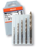Projahn Spiralbohrer-Satz 5-Tlg. 3-8 Mm Hss-Co 5% Prostep Stufenbohrer Metallbau