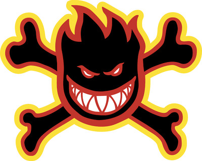 Spitfire Logo Skateboard wheels sticker window laptop bumper vinyl decal