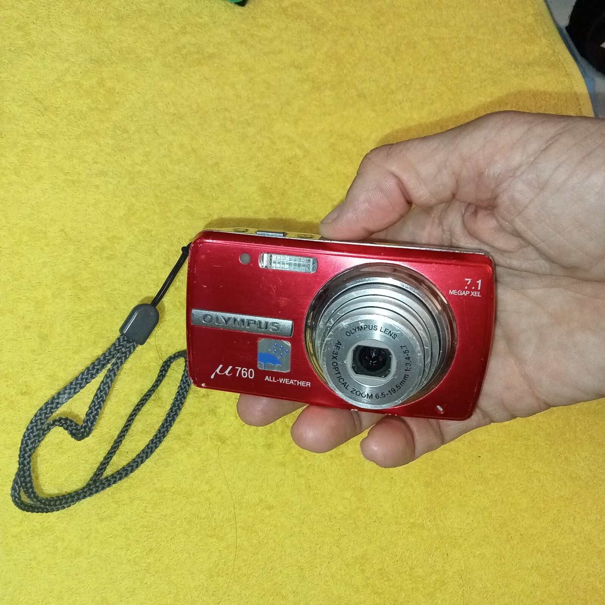 Olympus Stylus 760 7.1MP Digital Camera - Silver for sale