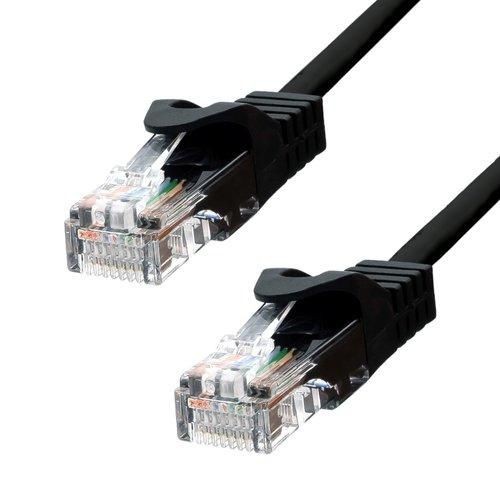 ProXtend 5UTP-07B CAT5e Ethernet Cable – 7m Black U/UTP Copper RJ45 PVC