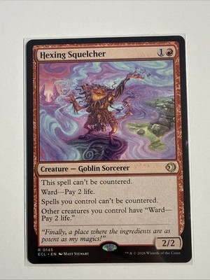 Hexing Squelcher Lorwyn Eclipsed Regular Magic The Gathering