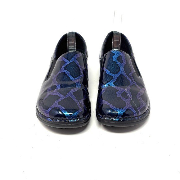 Spring Step Blue Python Ferarra Patent Leather Sl… - image 2