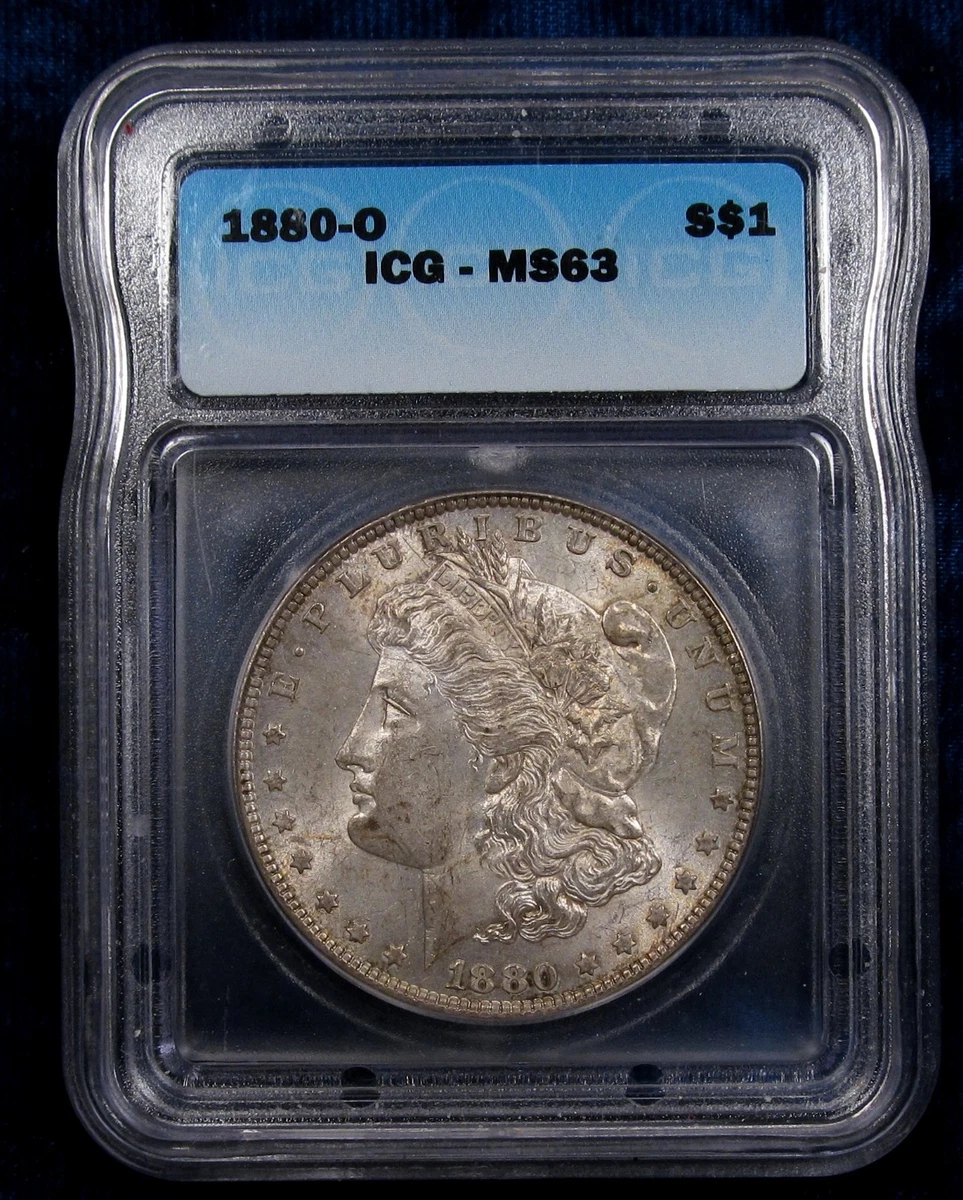 New Orleans Grade MS 63 1880 Year Morgan US Dollars (1878-1921