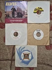 Lot 5 Rock & Roll 45's Elvis Presley, Lloyd Price, Princetons Five, Rex Qual + 1