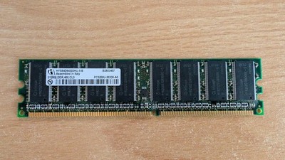 Infineon 512MB RAM PC3200 DDR400 CL3 Single Sided gebraucht, funktionsfähig