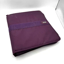 Five Star Purple Zipper Binder 3-Ring School Organizer Y2K 2000s Trapper Keeper