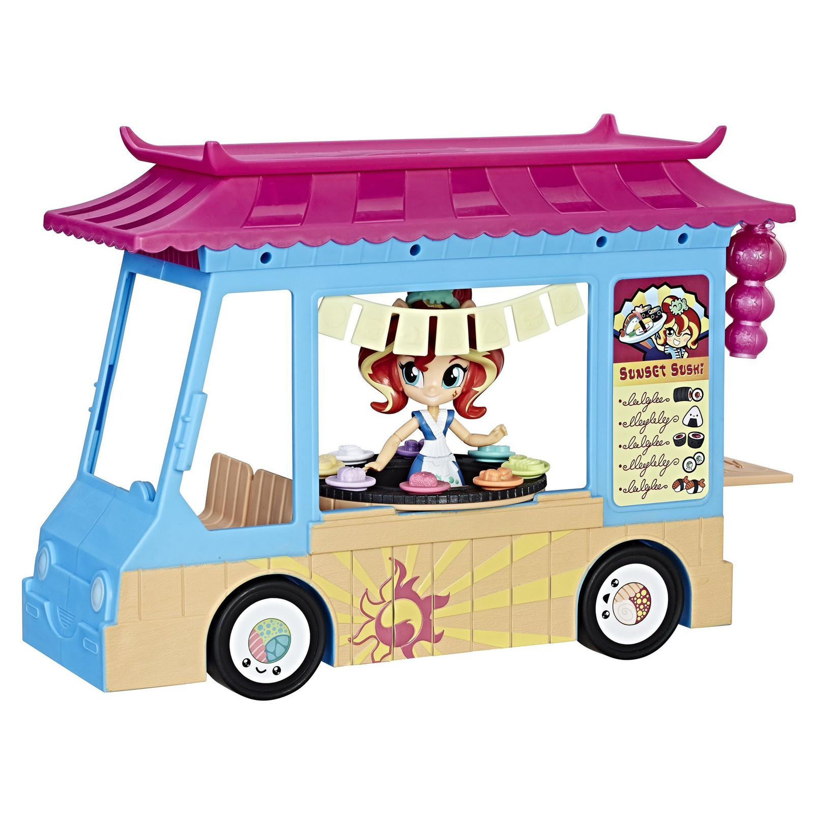 My Little Pony Equestria Girls Sunset Shimmer Mini Sushi Truck Playset  