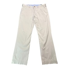 Polo Ralph Lauren Pants Mens 36x30 Khaki The Polo Chino Stretch Straight Fit