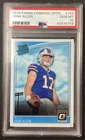 PSA 10 2018 Panini Donruss Optic #154 Josh Allen Bills Rated Rookie GEM MINT