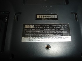 Sega Game Gear Handheld Console + 4 Games Cartridges + Carrying Case + PS WORKS