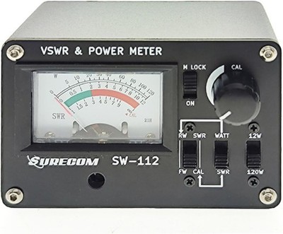Power Meter Frequenz 125-525MHz 0-120W V.S.W.R. RF-Leistungsmesser 50 Ohm