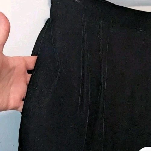 Pantalones Cortos De Colección Talbots Terciopelo Negro Para Mujer 2P Cintura Alta Mamá Forrados Bolsillos EE. UU. Foto 3 de 4