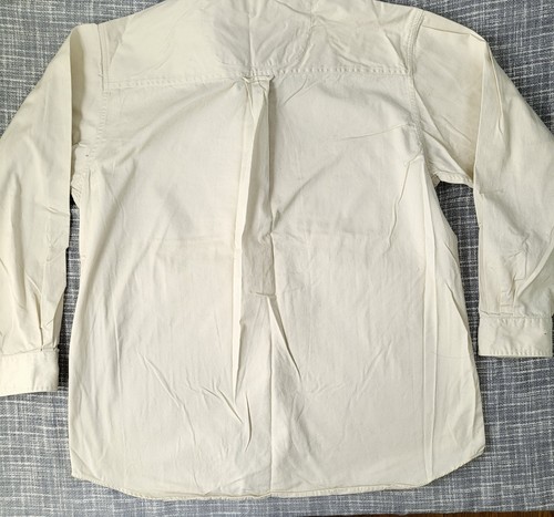 Vintage Sears Rehbock Jeanshemd Herren robuste Jacke Gewicht elfenbein beige Größe XLT - Bild 8 von 9