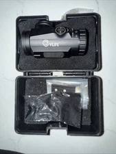 CVLIFE WolfCovert 3X Prism Rifle Scope Red Dot BDC Illuminated Reticle w/ Case