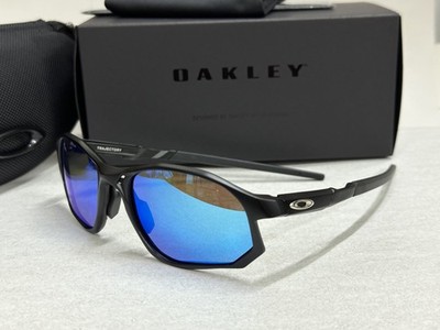 Oakley Glasses OX8171  Trajectory Black  Frame Blue polarized lens