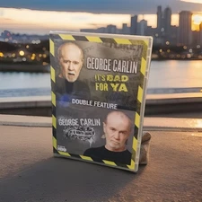 George Carlin - Double Feature: It's Bad for Ya & Life is Worth Losing DVD New