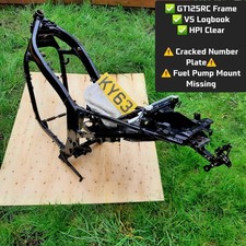 Hyosung GT GT125R Frame Body Chassis {Fits GT250 GV125 Engines} + V5C + MOT 2026