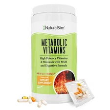 NaturalSlim Metabolic Vitamins - Energy & Metabolism Support, 30 Daily Packs