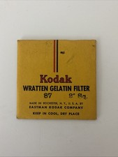 Kodak Wratten Gelatin Filter 87 2" Square Sealed Vintage Infrared NOS Eastman